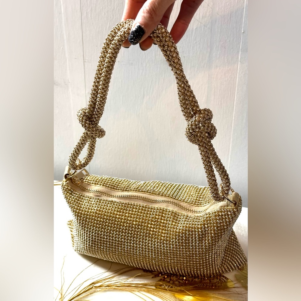 DAYANA FONTANA NYC Rhinestone Shoulder Bag